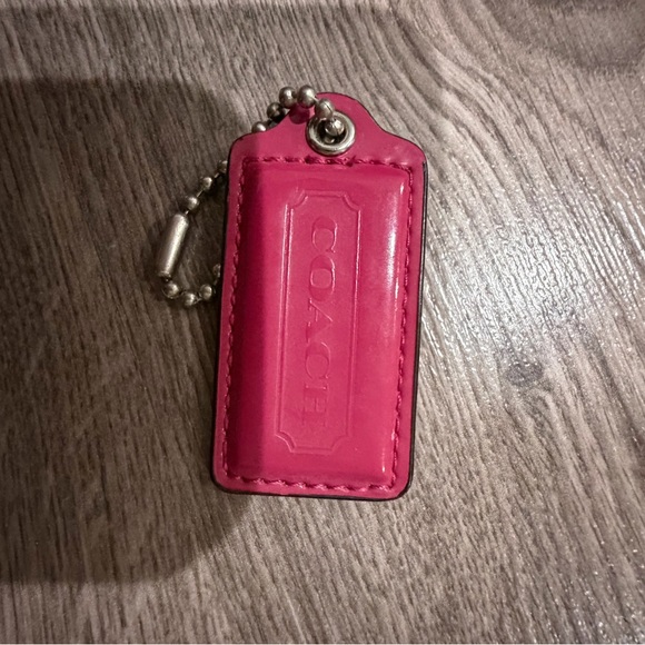 Coach Accessories - Coach Vibrant Pink Keychain